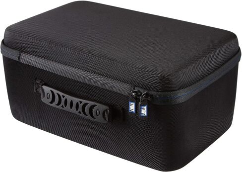 Blu-ray Case and Video Game Case - Bluray DVD Case Holder Organizer for up to 22 Blu Ray or 18 Xbox PS3 PS4 Games - Travel Storage Case for Blue Ray DVD and Video Games with Carry Handle in Saudi Arabia