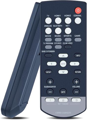 New FSR89 ZU84620 Replacement Remote Control Compatible for Yamaha Home Theater YAS-706 NS-WSW121 YAS-CU706 in Saudi Arabia