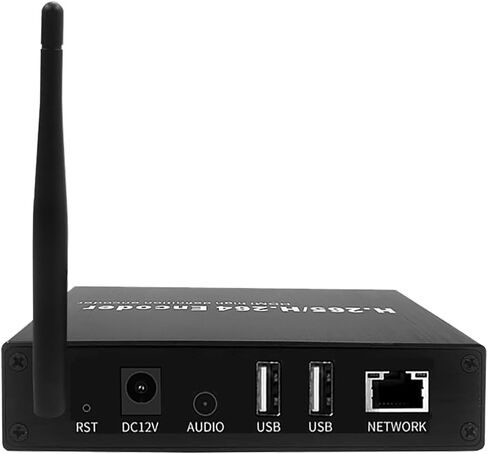 EXVIST H.265 1080P HDMI Video Encoder/Decoder, USB2.0 for 1080P Webcam, RTSP Video Decoder, Compatible with ONVIF/HK, Live Stream Network Decoder for YouTube, Facebook, Wowza, Twitch in Saudi Arabia