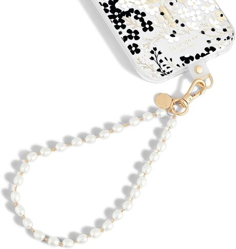 Kate Spade New York Phone Charm - Detachable Cell Phone Lanyard - Dazzle Chain Silver in Saudi Arabia