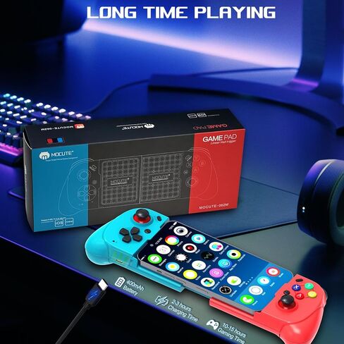 وحدة تحكم في الألعاب المحمولة من arVin لأجهزة iPhone Android مع دعم CASE، ومشغل Hall، وTurbo، ووحدة تحكم الألعاب اللاسلكية عصا التحكم السحابية لأجهزة Xbox Game Pass/Call of Duty Mobile/Genshin/Roblox/Diablo in Kuwait