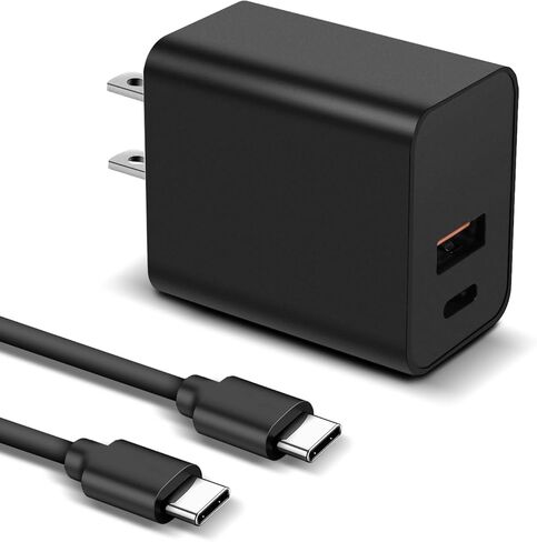 شاحن تابلت سريع بقدرة 15 واط لأجهزة Kindle Fire اللوحية مع كابل USB C وMicro USB بطول 10 أقدام مناسب لجهاز Kindle Paperwhite وAmazon Fire Max 11 وNew Fire HD 7 8 10 11 Plus للأطفال in Kuwait