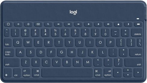 Logitech Keys-to-Go Bluetooth Keyboard for Windows and Android - Graphite | Portable Bluetooth tablet, built-in cover, slim & compact, for Windows, Android, Linux, iPad, iPhone, Mac, Apple TV in Kuwait