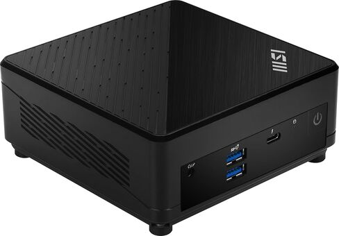 كمبيوتر MSI Cubi 5 Barebones Mini PC: Intel Core i3-1215U، WiFi 6E، BT 5.2، Thunderbolt Type-C، شاشة مزدوجة، موفر للطاقة، أسود: 12M-086BUS in Kuwait