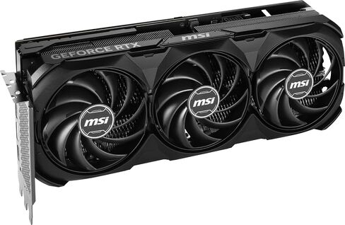 MSI GeForce RTX 4070 Ti Super 16G Ventus 3X Black OC Graphics Card (NVIDIA RTX 4070 Ti Super, 256-Bit, Extreme Clock: 2655 MHz, 16GB GDRR6X 21Gbps, HDMI/DP, Ada Lovelace Architecture) in Saudi Arabia
