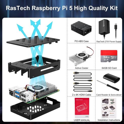 Raspberry Pi 5 (Pi5 8GB Single Board) in Saudi Arabia