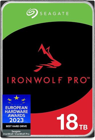 Seagate IronWolf Pro 18 تيرابايت NAS HDD، ST18000NE000 SATA 6 جيجابايت/ثانية 3.5 بوصة (متجدد) in Saudi Arabia
