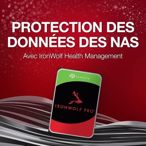 Seagate IronWolf Pro 18 تيرابايت NAS HDD، ST18000NE000 SATA 6 جيجابايت/ثانية 3.5 بوصة (متجدد) in Saudi Arabia