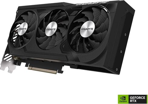 GIGABYTE GeForce RTX 4070 WINDFORCE OC 12G Graphics Card, 3X WINDFORCE Fans, 12GB 192-bit GDDR6X, GV-N4070WF3OC-12GD Video Card in Saudi Arabia