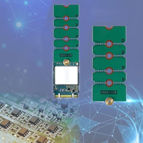 Green M2 NGFF NVME لـ M.2 بطاقة نقل ممتدة 2230 2242 2260 إلى 2280 Aircraft M2 تغيير الحجم الطويل NVME NGFF لمحول M.2 SSD Ad 2242 إلى 2280 in Saudi Arabia