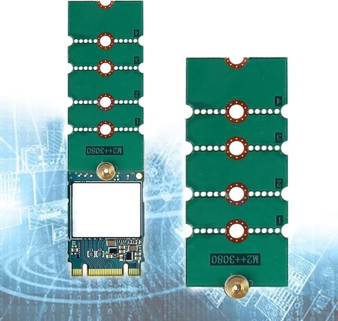 Green M2 NGFF NVME لـ M.2 بطاقة نقل ممتدة 2230 2242 2260 إلى 2280 Aircraft M2 تغيير الحجم الطويل NVME NGFF لمحول M.2 SSD Ad 2242 إلى 2280 in Saudi Arabia