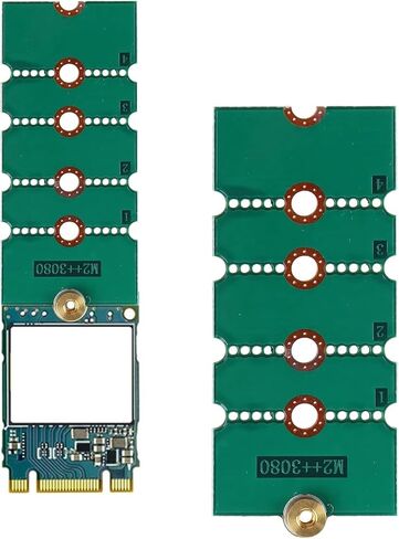 Green M2 NGFF NVME لـ M.2 بطاقة نقل ممتدة 2230 2242 2260 إلى 2280 Aircraft M2 تغيير الحجم الطويل NVME NGFF لمحول M.2 SSD Ad 2242 إلى 2280 in Saudi Arabia