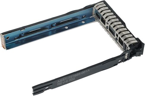 علبة القرص الصلب 2.5 بوصة NVMe SSD Caddy 727695-001 علبة القرص الصلب متوافقة مع خوادم HP Proliant DL325 DL360 DL380 DL385 DL560 DL580 ML350 Gen10 G10 in Kuwait