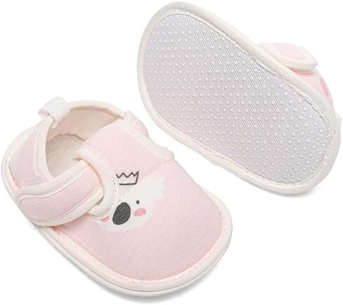 Newborn Baby Girl Dress Shoes Infant PRE-Walking Mary Jane with Bowknot Floral Lightweight Anti-Slip Princess Flat in Saudi Arabia