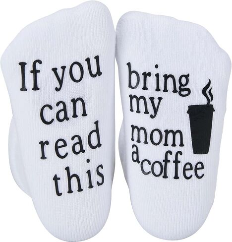 Beer coffee for Dad and Mon Gift Baby Boys Girls Socks in Saudi Arabia