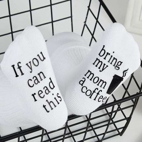 Beer coffee for Dad and Mon Gift Baby Boys Girls Socks in Saudi Arabia