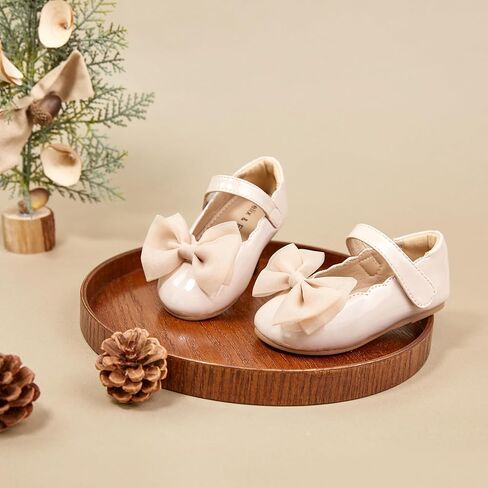 Felix & Flora Toddler Girls Dress Shoes - Little Girl Ballet Mary Jane Flats Party School Wedding in Saudi Arabia