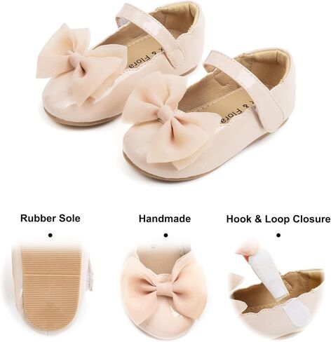 Felix & Flora Toddler Girls Dress Shoes - Little Girl Ballet Mary Jane Flats Party School Wedding in Saudi Arabia