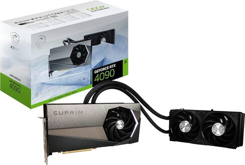 MSI Gaming GeForce RTX 4090 24GB GDRR6X 384-Bit HDMI/DP Nvlink Torx Fan 5 Ada Lovelace Architecture Liquid Cool OC Graphics Card (RTX 4090 SUPRIM LIQUID X 24G) in Saudi Arabia