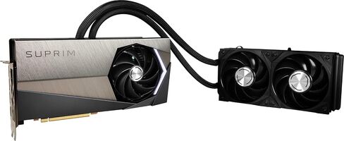MSI Gaming GeForce RTX 4090 24GB GDRR6X 384-Bit HDMI/DP Nvlink Torx Fan 5 Ada Lovelace Architecture Liquid Cool OC Graphics Card (RTX 4090 SUPRIM LIQUID X 24G) in Saudi Arabia