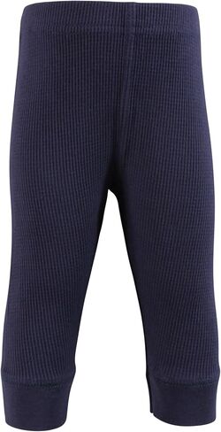 Hudson Baby Unisex Baby Thermal Tapered Ankle Pants 4pk, Sage Dinosaur, 12-18 Months in Kuwait