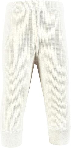 Hudson Baby Unisex Baby Thermal Tapered Ankle Pants 4pk, Sage Dinosaur, 12-18 Months in Kuwait