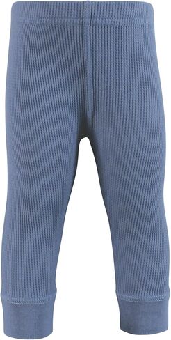 Hudson Baby Unisex Baby Thermal Tapered Ankle Pants 4pk, Sage Dinosaur, 12-18 Months in Kuwait
