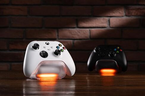 8BitDo Charging Dock for Xbox Wireless Controllers, Xbox Charging Station with Magnetic Secure Charging and Light Adjustment for Xbox Series X|S and Xbox One Controller - Officially Licensed (White) in Saudi Arabia