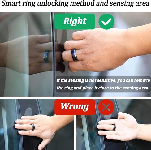 RFID Ceramic Tesla Smart Ring Key Accessory for Tesla Model 3/Y/X/S Replacement of Key Fob and Key Card Open Door (#7) in Saudi Arabia
