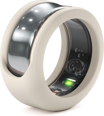 Rinfit Silicone Ring Protector Compatible with SAMSUNG Galaxy Ring and Oura Ring - Smart Ring Cover - StyleFit U.S. Design Patent - Nude, Size 8 in Saudi Arabia