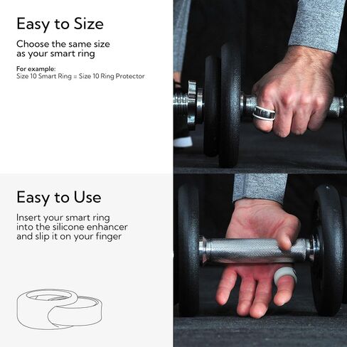 Rinfit Silicone Ring Protector Compatible with SAMSUNG Galaxy Ring and Oura Ring - Smart Ring Cover - StyleFit U.S. Design Patent - Nude, Size 8 in Saudi Arabia