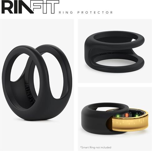 Rinfit Smart Ring Protector - StyleFit, Black, Size 7 in Saudi Arabia