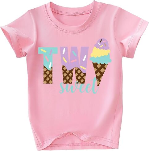 Toddler Girls 2nd Birthday Shirt Outfit for Girls Cute Two Years Old Birthday Gift in Saudi Arabia