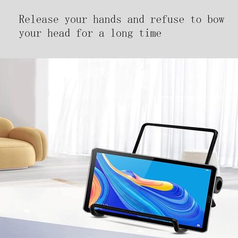 Mobile phone stand, tablet stand, height adjustable, black in Saudi Arabia