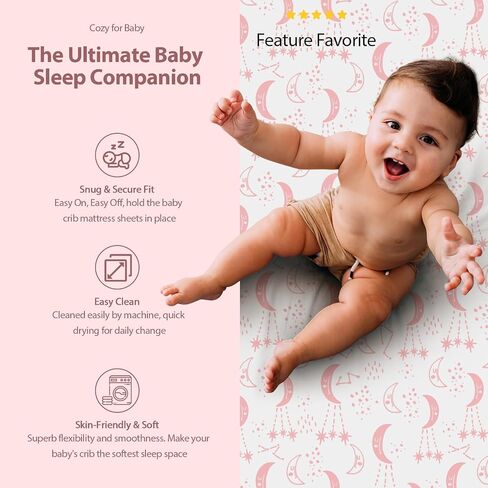 Baby Bassinet Sheets Girl Boy, Fitted Bassinet Sheet Set 3 Pack Bassinet Mattress Sheets Universal Fit for Rectangle, Round, Oval, Hourglass Mattress, Soft Breathable Dark Blue Planet in Saudi Arabia