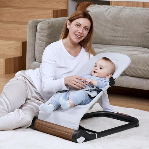 Baby Bouncer Chair - Comfortable Support for Your Little One's Blissful Moments (Normal, Black) in Kuwait