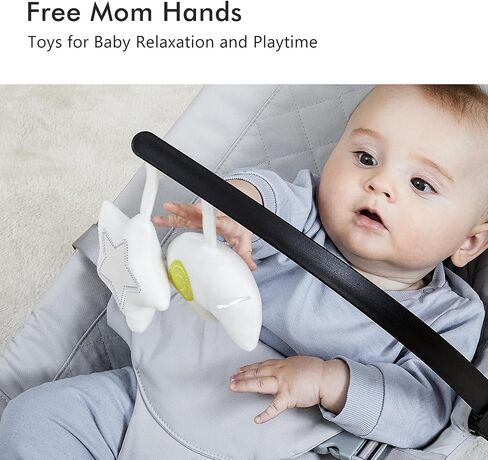 Baby Bouncer Chair - Comfortable Support for Your Little One's Blissful Moments (Normal, Black) in Kuwait