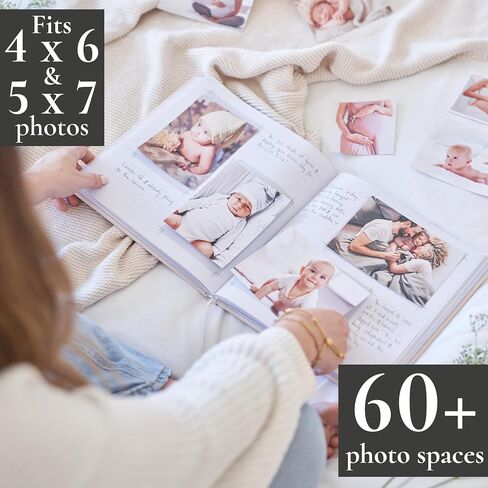 Baby Memory Book New Mom Gift - Your Story - Baby Record Book & Photo Album - Gift for Newborn Baby Boy & Girl, Great For Baby Showers (Cream) in Saudi Arabia