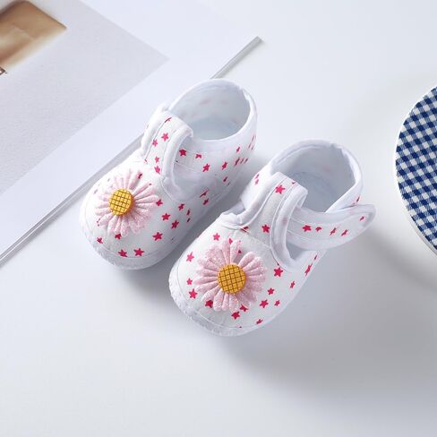 Baby Girl Dress Shoes,Infant Toddler First Walking Mary Jane Flats with Bowknot Non-Slip Soft Sole Wedding Princess in Saudi Arabia