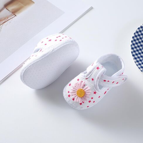 Baby Girl Dress Shoes,Infant Toddler First Walking Mary Jane Flats with Bowknot Non-Slip Soft Sole Wedding Princess in Saudi Arabia