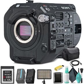 Sony PXW-FS7M2 XDCAM Super 35 Camera System PXW-FS7M2 with 64GB Memory Card, Extra Battery, LED Light, Case, and and More - Advanced Bundle