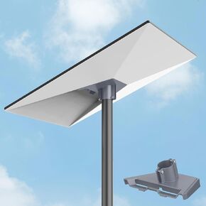 Gen 3 Starlink Pipe Adapter, Pole Mount Adapter Mounting Kit, for Starlink Gen 3 Dish, V3 Kickstand Dishy, Grey