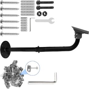 Starlink Gen 3 Long Wall Mount, Adjustable Starlink Mounting Kit with Starlink V3 Pipe Adapter, Compatible with Starlink Standard Dish
