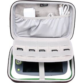 حافظة صلبة LTGEM لجهاز Leapfrog LeapPad Ultimate Ready للكمبيوتر اللوحي المدرسي - حقيبة تخزين واقية للسفر (وردي)