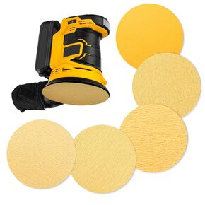 100 PCS 6" Premium 60, 80, 120, 220, 400 Grit PSA Sanding Discs 20 Each, Self Adhesive Stickyback PSA Sandpaper Discs, Sanding Discs for DA Sanding Pads Sand Automotive Car Paint Woodworking