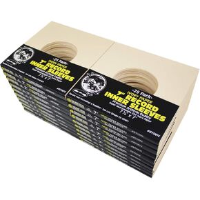 (25) 7" 45rpm Ivory Vinyl Record Inner Sleeves - Archival Quality, Super Heavyweight 29# Paper with Hole - 07IWIV in Saudi Arabia