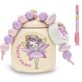 Tooth Fairy Box|Tooth Box Keepsake|Baby Tooth Box with Tooth Fairy Coin and Gift Box，Baby Gift(box-2)