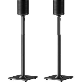 ELIVED Speaker Stands for Sonos Era 100, Height Adjustable 35"- 43.4" Speaker Stands Pair, Surround Sound Speaker Stand with Cable Management for Sonos Era 100 Speaker, 11 LBS Loading, YD5036