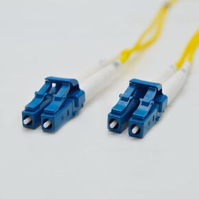 FCD - 1M OS2 LC ST Fiber Patch Cable | 10Gb Duplex 9/125 LC to ST Singlemode Jumper 1 Meter (3.28ft) | 1gb 10gb smf UPC sfp 10gbase sm PVC ofnr lc-st