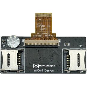 MCMConcepts Dual Micro SD Adapter for iPod Classic/Video 5th 6th 7th for iFlash Reader
